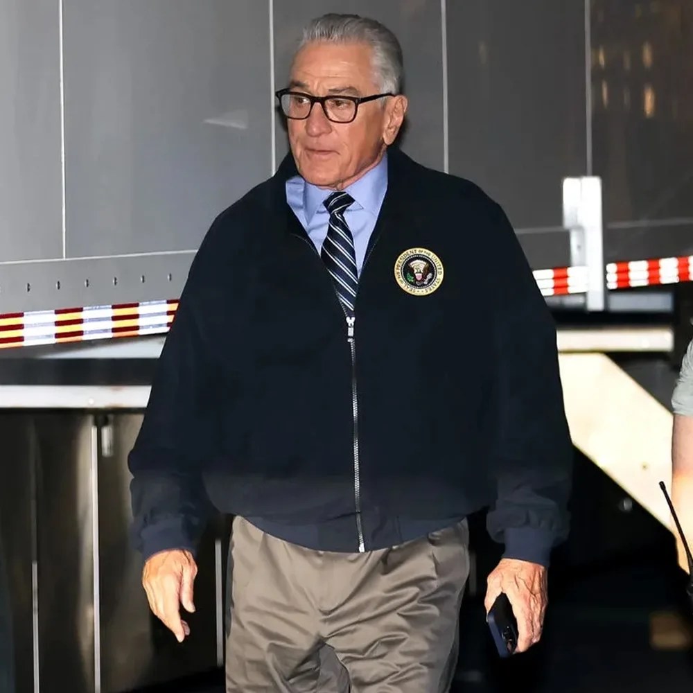 Robert De Niro Zero Day Black Jacket