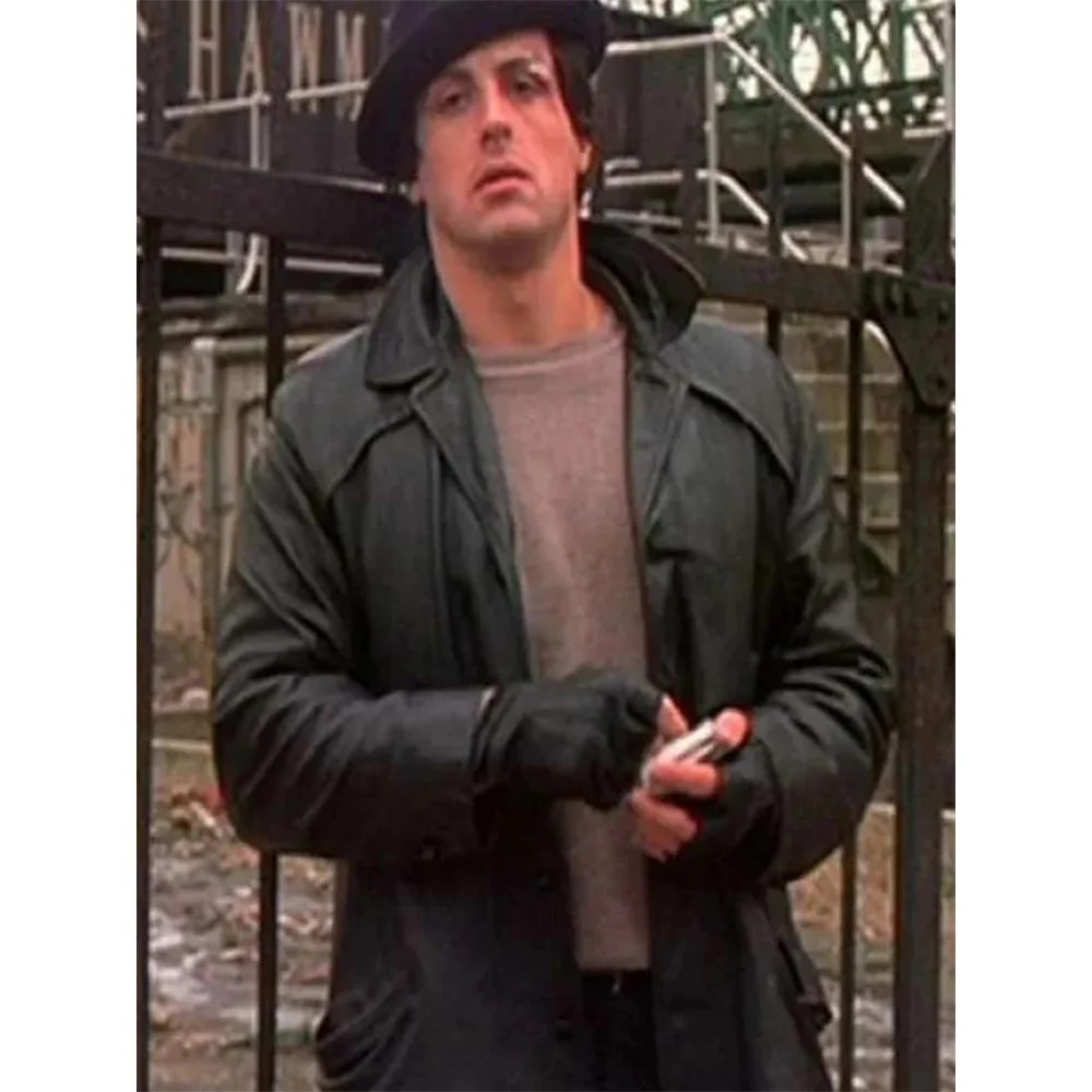 Sylvester Stallone Rocky Balboa Black Jacket
