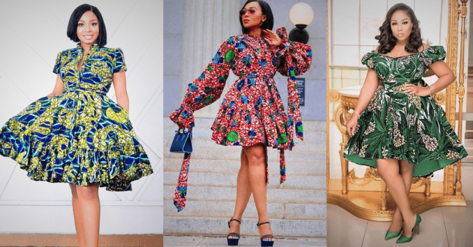 Flare Ankara Gown 