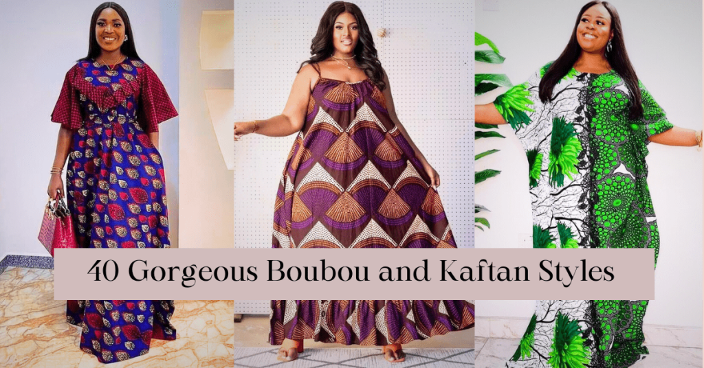 African Fashion: 40 + Gorgeous Boubou and Kaftan Styles (2024) Boubou and Kaftan Styles