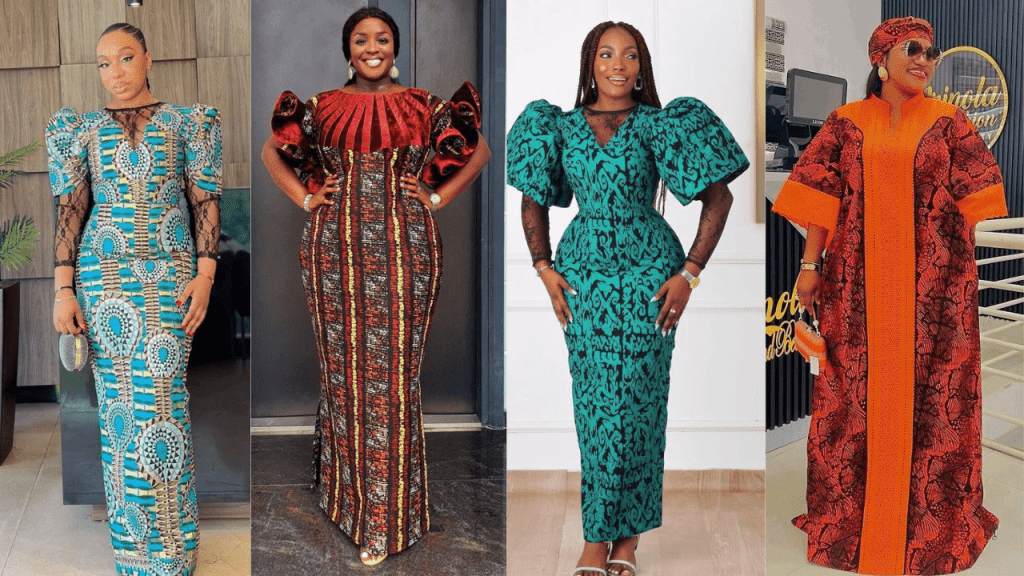 UNIQUE ANKARA LONG GOWN STYLES