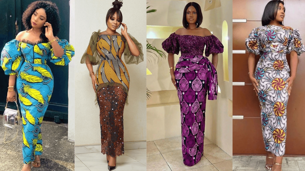 UNIQUE ANKARA LONG GOWN STYLES