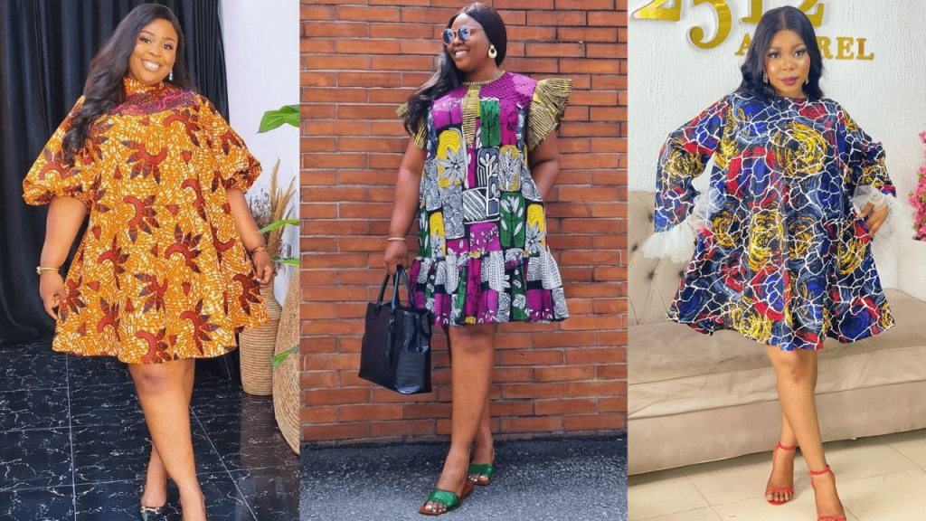 ELEGANT ANKARA SHORT GOWN STYLES FOR A STYLISH LOOK (30 PHOTOS) ELEGANT ANKARA SHORT GOWN STYLES