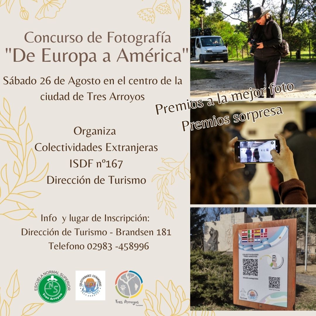 Continúa abierta la inscripción para el concurso de fotografía De Europa a América