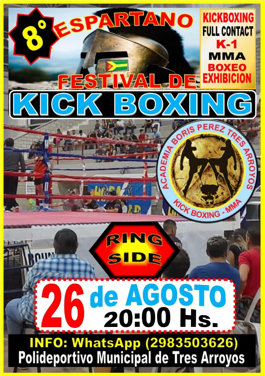 Festival de Kick Boxing en el Polideportivo Municipal