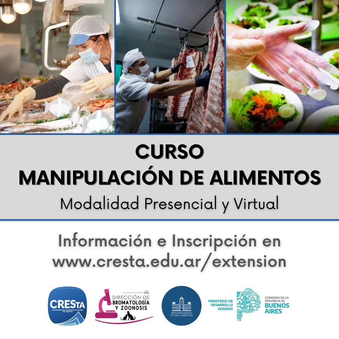 CURSO MANIPULACIÓN DE ALIMENTOS