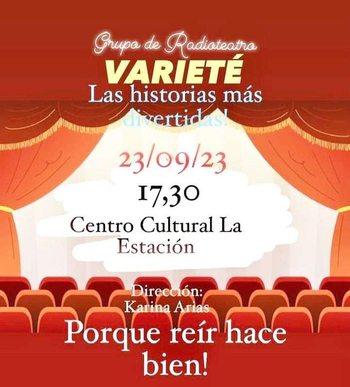 PRESENTACIÓN DEL GRUPO DE RADIOTEATRO «VARIETÉ» EN LA ESTACIÓN