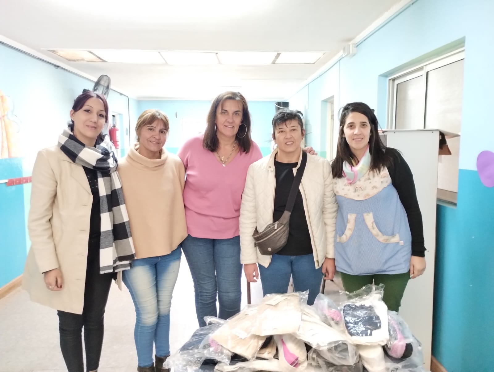 Candidatas de Union por la Patria se acercaron a instituciones locales