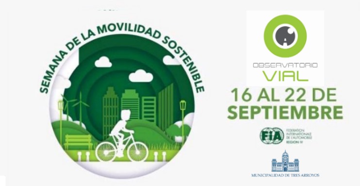 El Observatorio Vial, dependiente de la Secretaría de Seguridad, se suma a la “Semana de la Movilidad Sostenible”