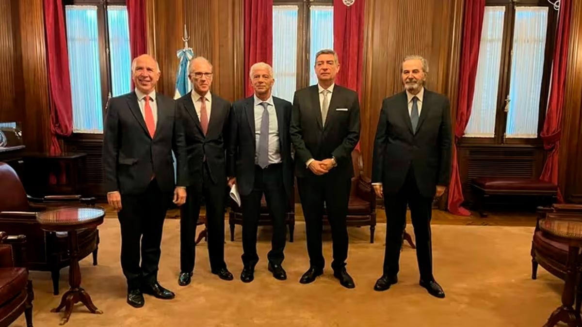 Cúneo Libarona, futuro ministro de Justicia, se reunió con integrantes de la Corte Suprema de Justicia