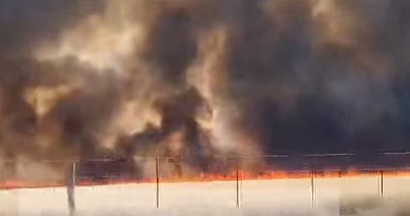 Controlaban un incendio en la estancia La Aurora de Coronel Dorrego