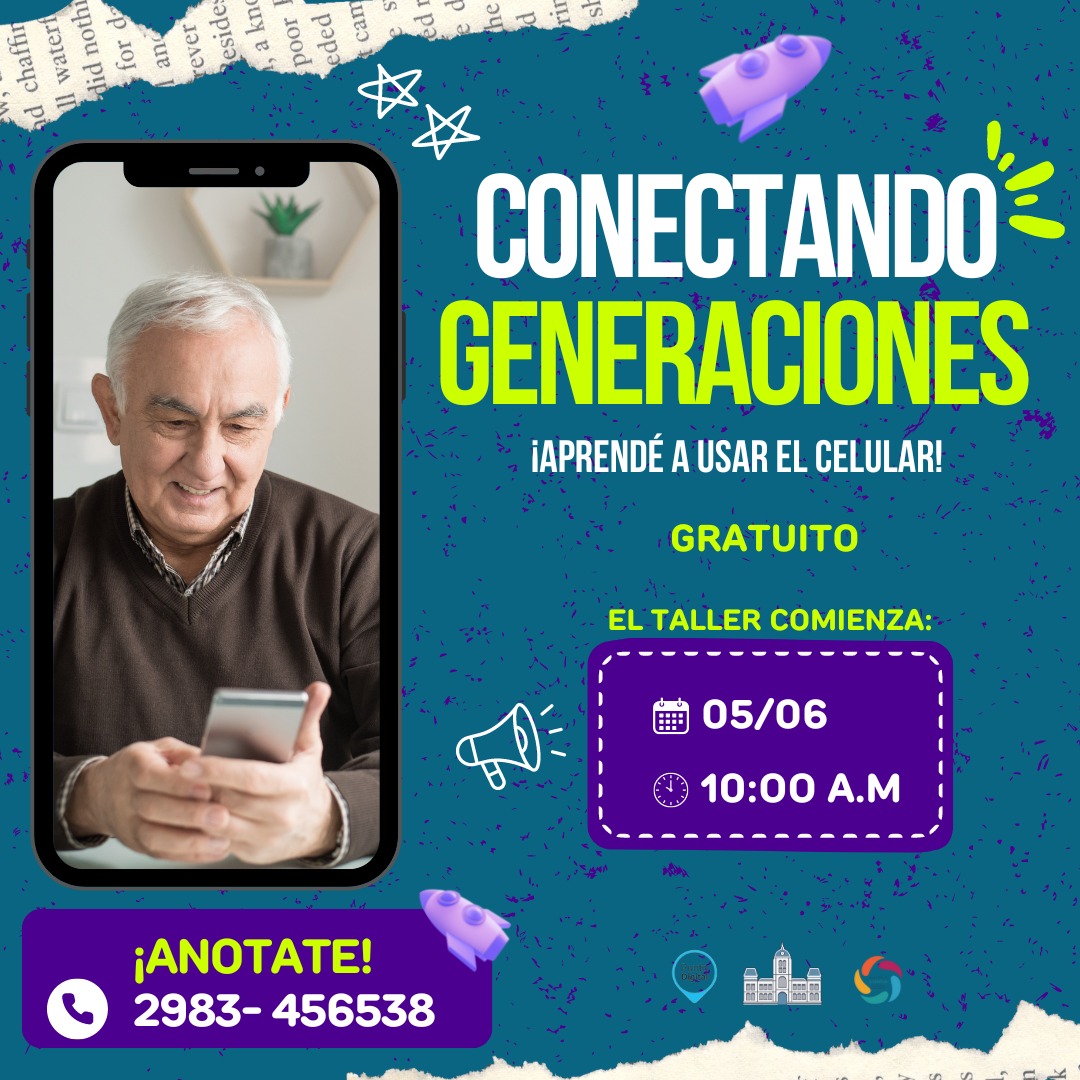 Conectando Generaciones: ¡El punto digital te enseña a usar el celu!