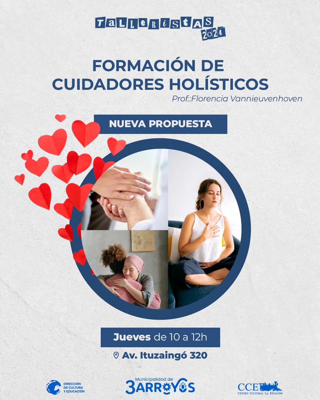 ABIERTAS LAS INSCRIPCIONES AL TALLER DE FORMACIÓN DE CUIDADORES HOLÍSTICOS EN EL CENTRO CULTURAL LA ESTACIÓN
