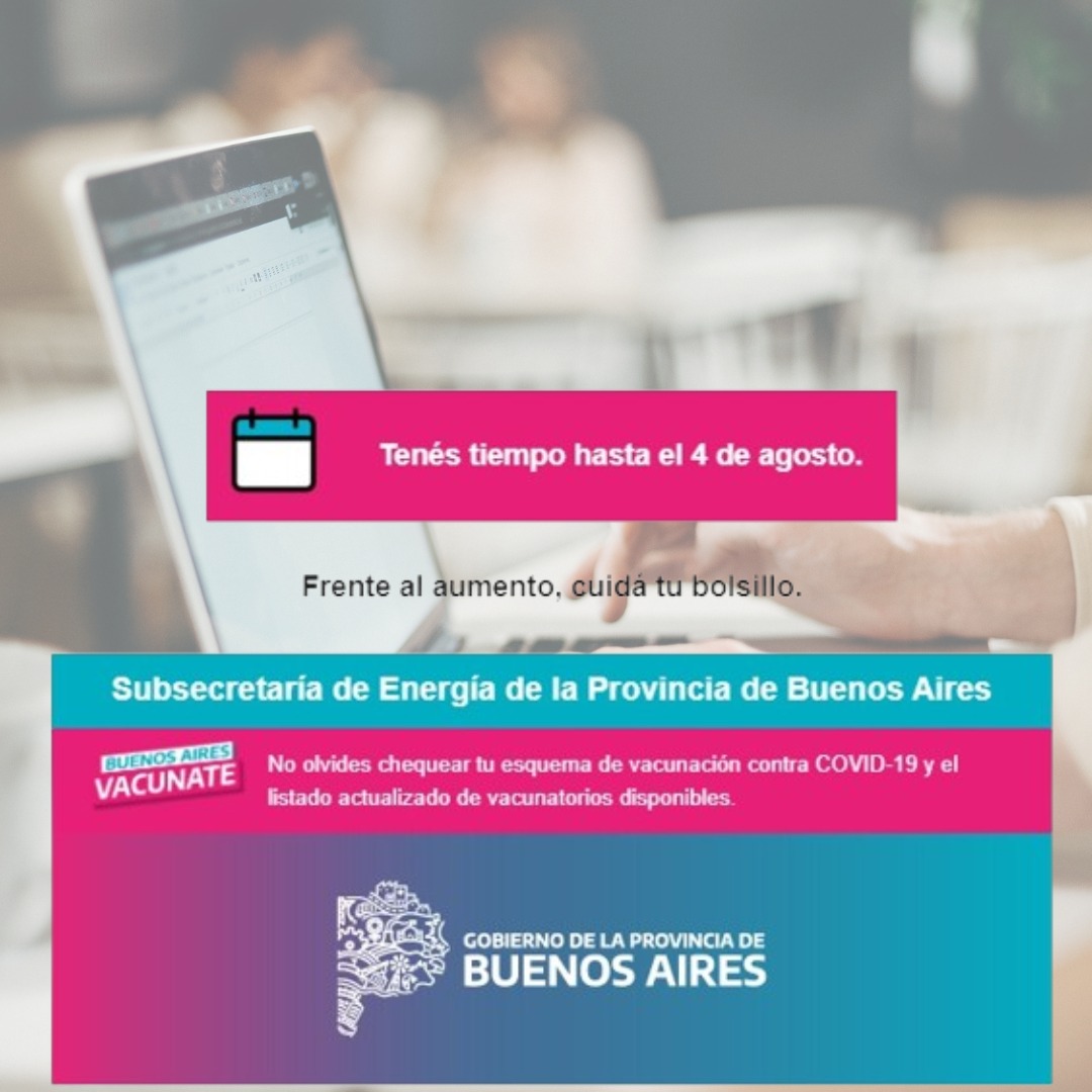 No pierdas tu subsidio de luz y gas: Inscríbete en el RASE hasta el 4 de agosto