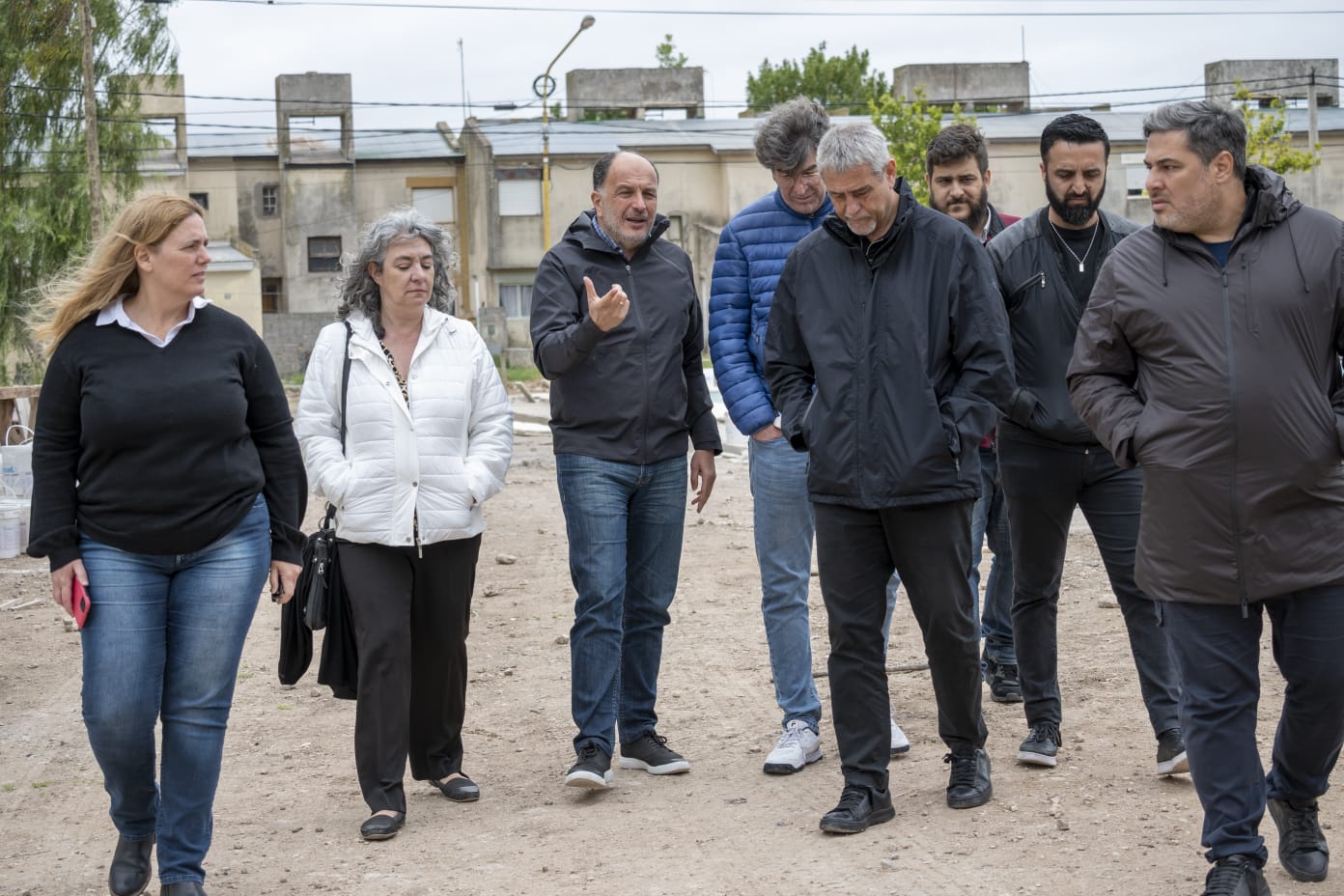 Recorrido del Intendente Pablo Garate con el Intendente de Avellaneda Jorge Ferraresi