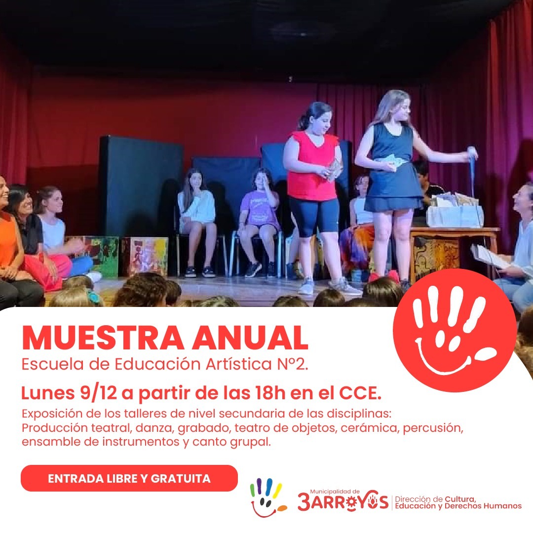 MUESTRA ANUAL DE LA EEA Nº 2 EN LA ESTACIÓN