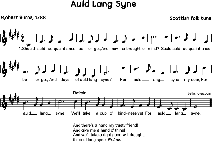 Auld Lang Syne