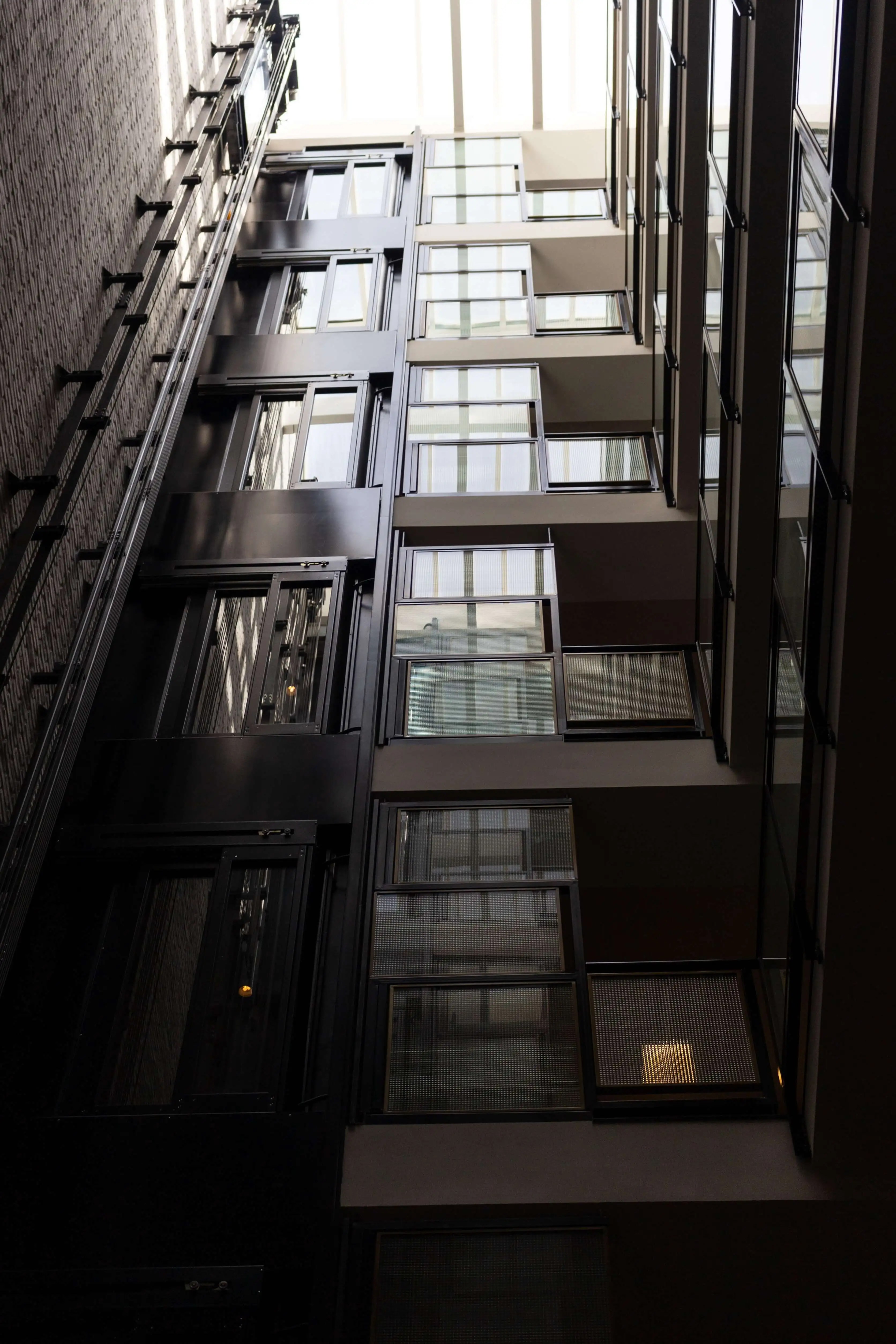 Commercial use for a Machine Room-Less Elevator