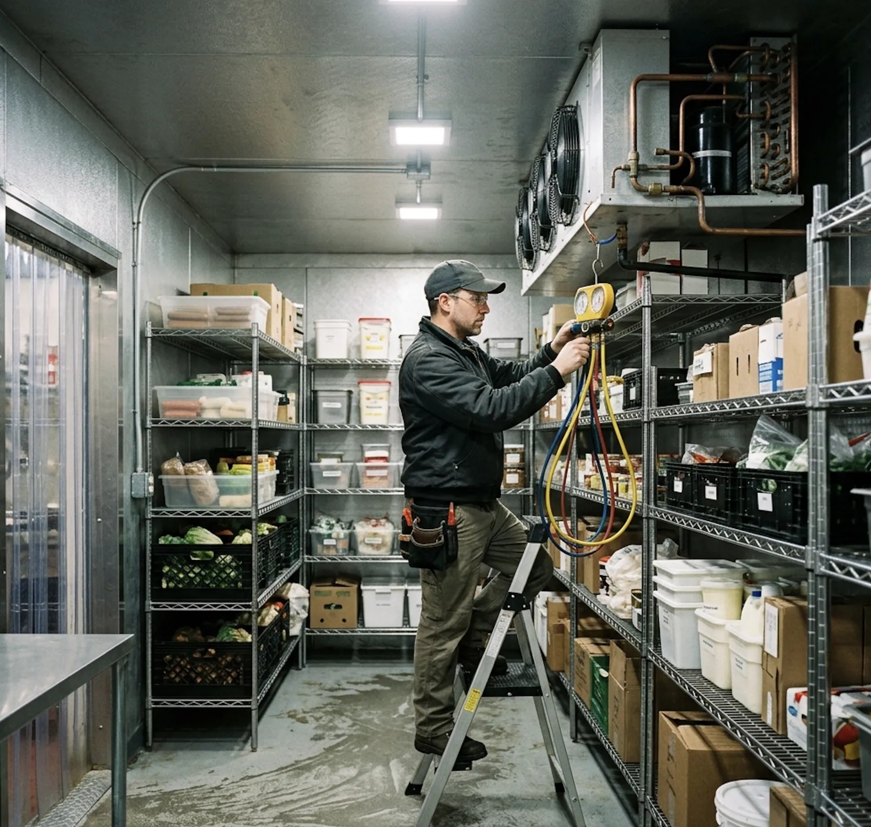 Commercial refrigeration condensing unit