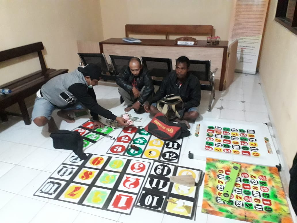 Terbongkarnya lapak judi Bola Guling - Tribrata News - Polres Timor Tengah  Utara