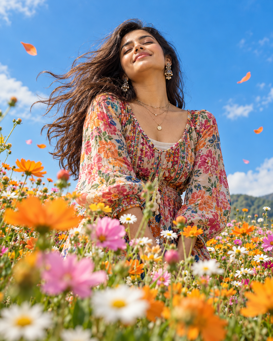 Sunflower & Dreamy Floral AI Photo Prompts: 10 Creative Looks