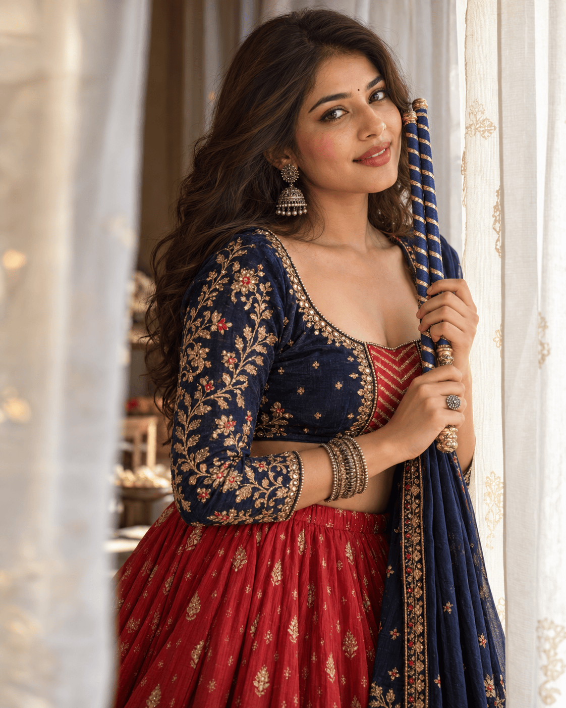 Garba Dandiya AI Photo Prompts: 8 Portrait Poses aur Detail Shots