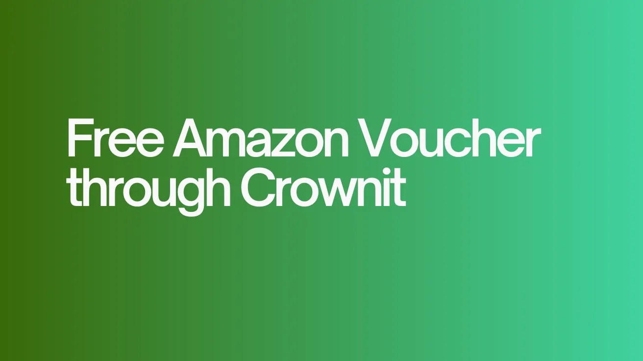 Free Amazon voucher through Crownit