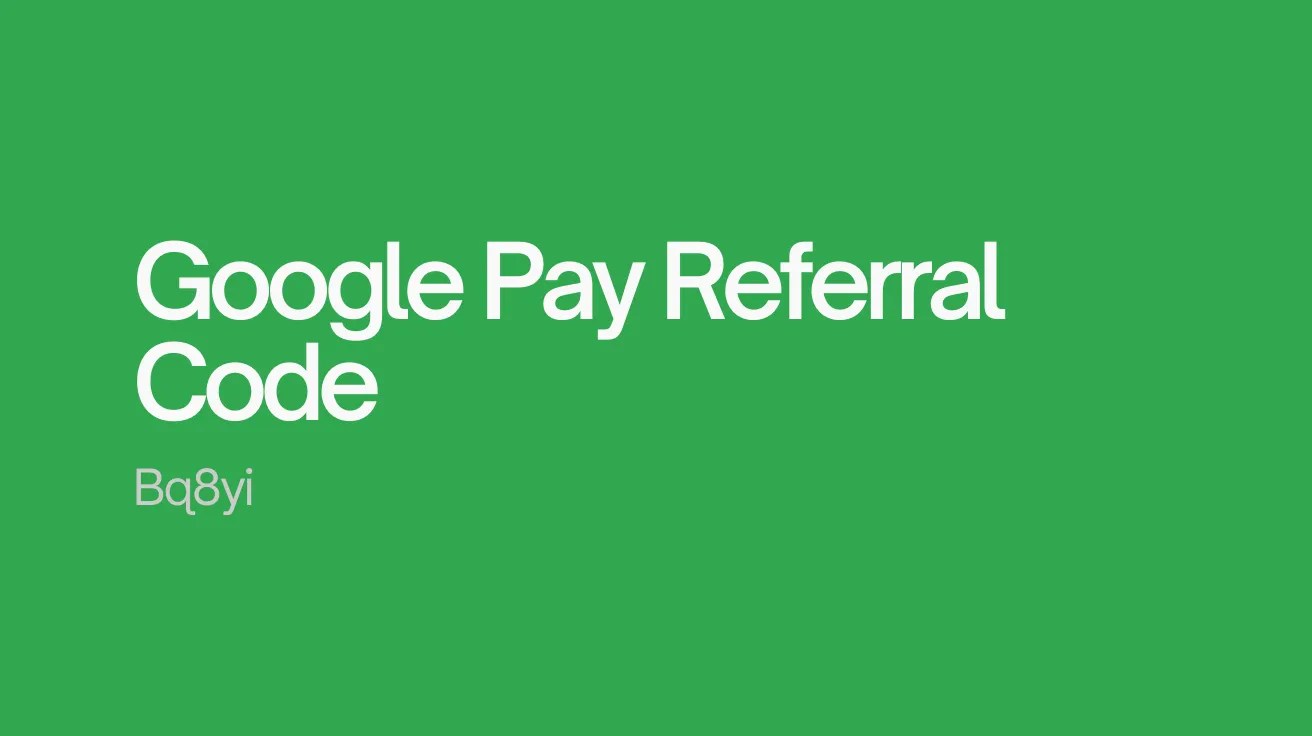 Gpay referral code banner image