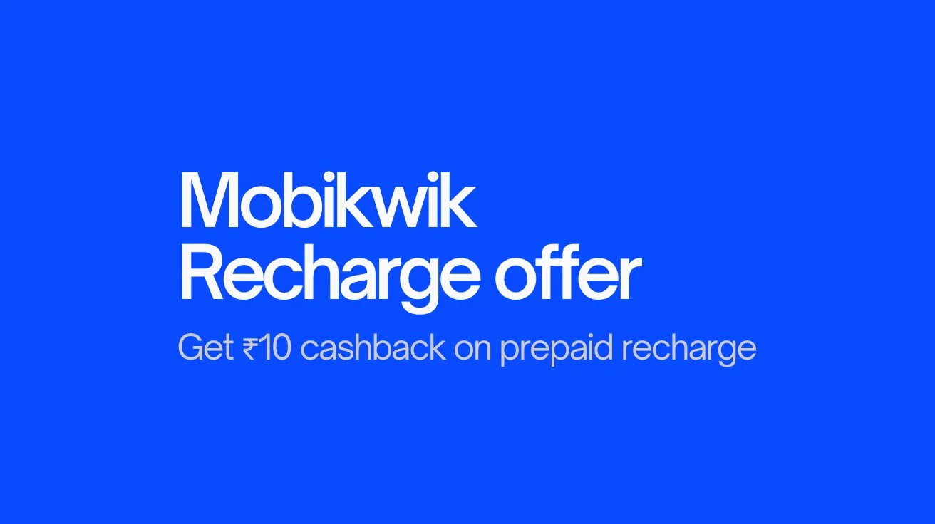Mobikwik recharge offer banner image