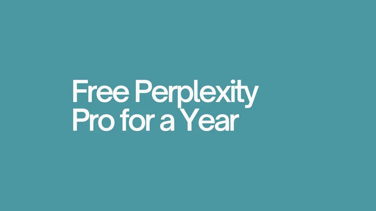 perplexity pro free for a year