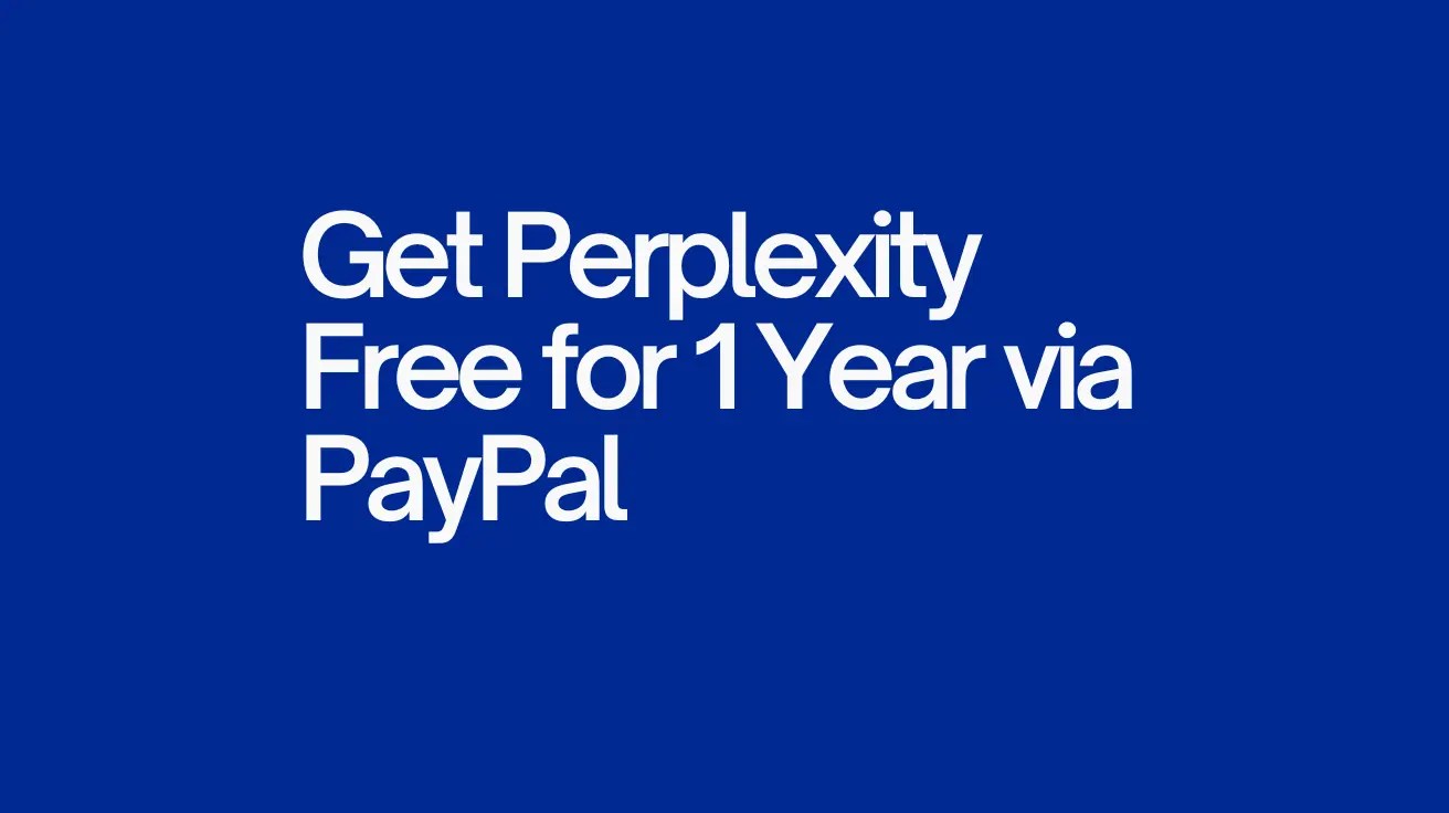 Perplexity PayPal Free Offer