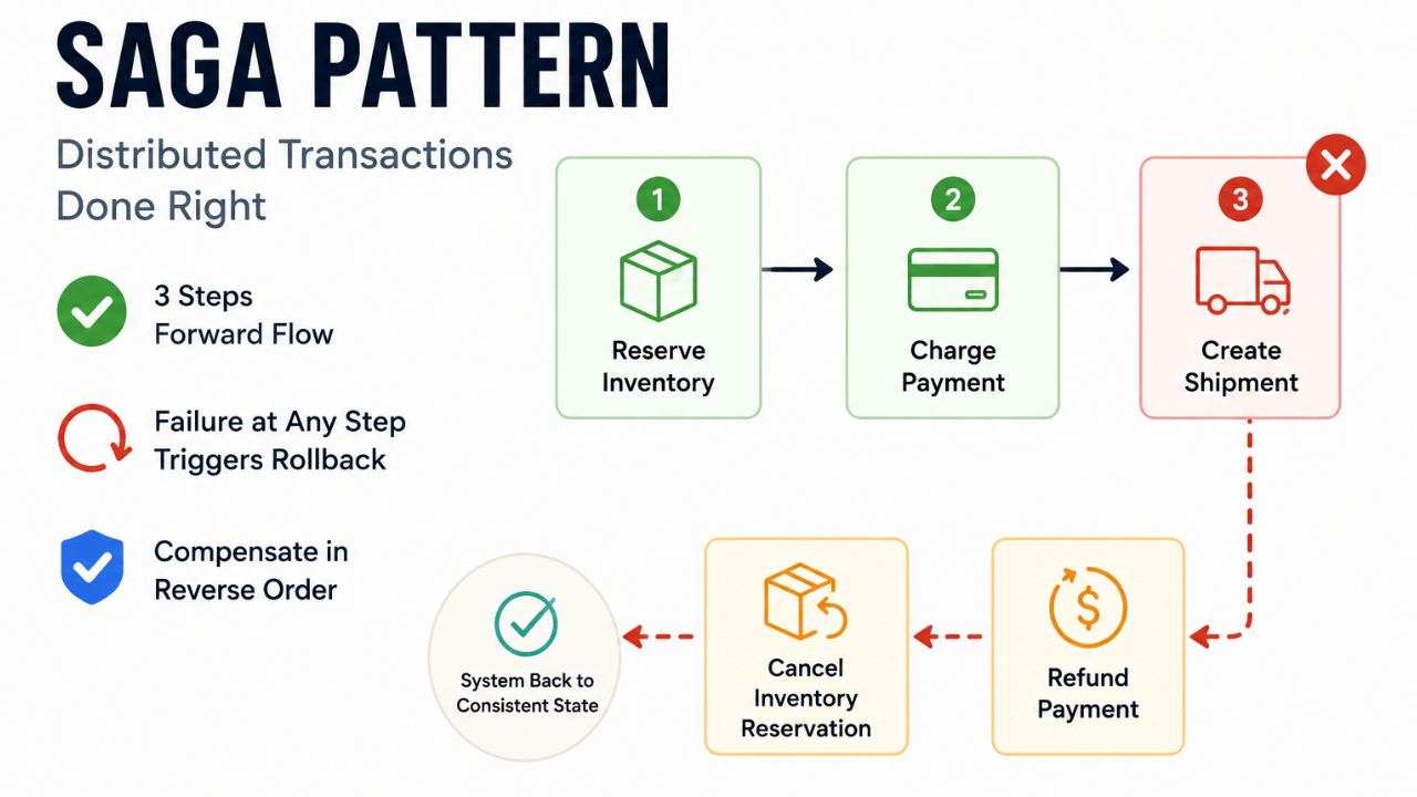 Saga Pattern using AWS lambda durable function