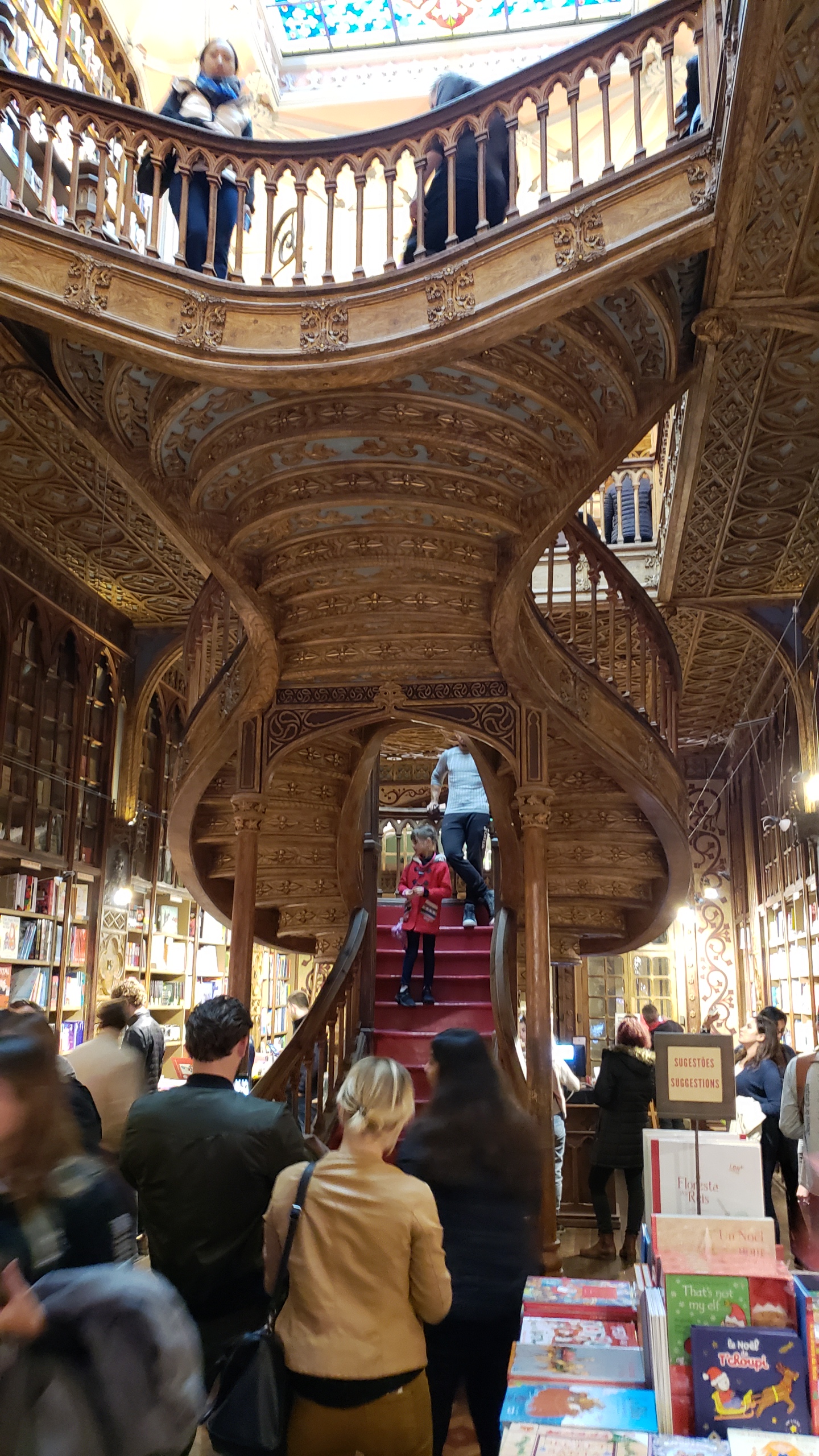 Inspiration for Hogwarts moving staircases