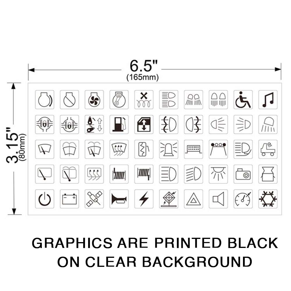 Rocker Switch Labels Trigger Wireless Accessory Controllers