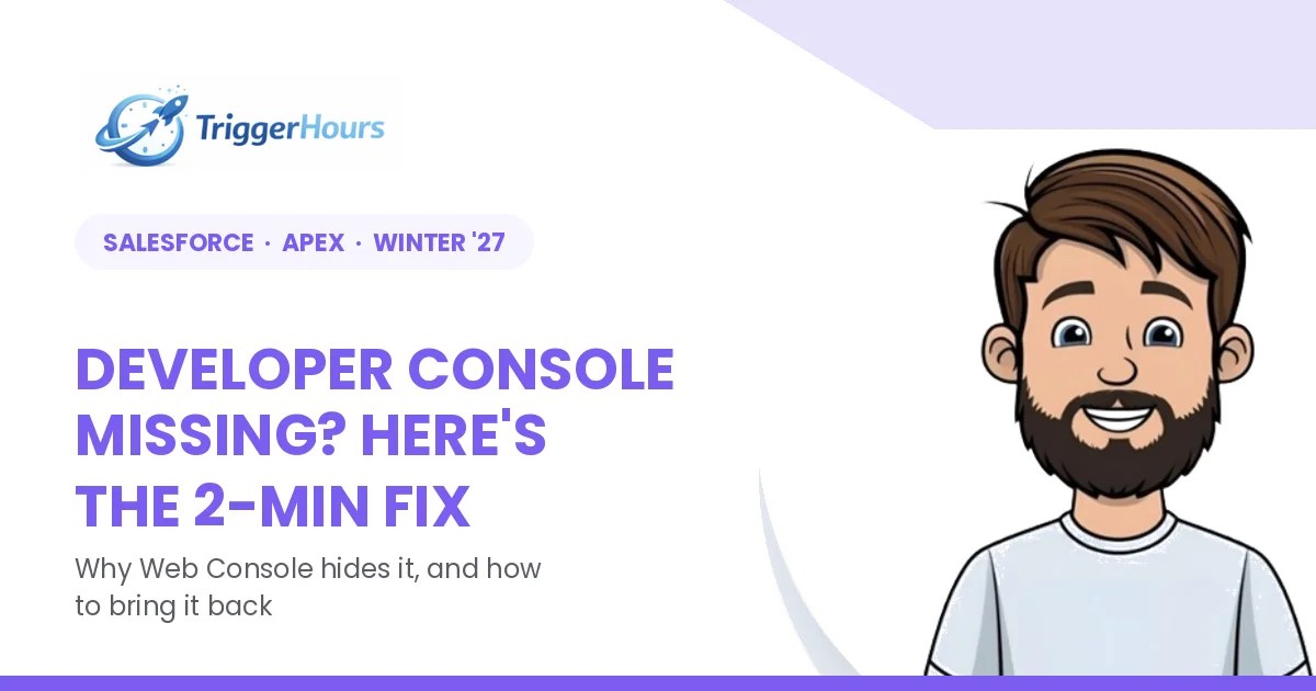 Developer console