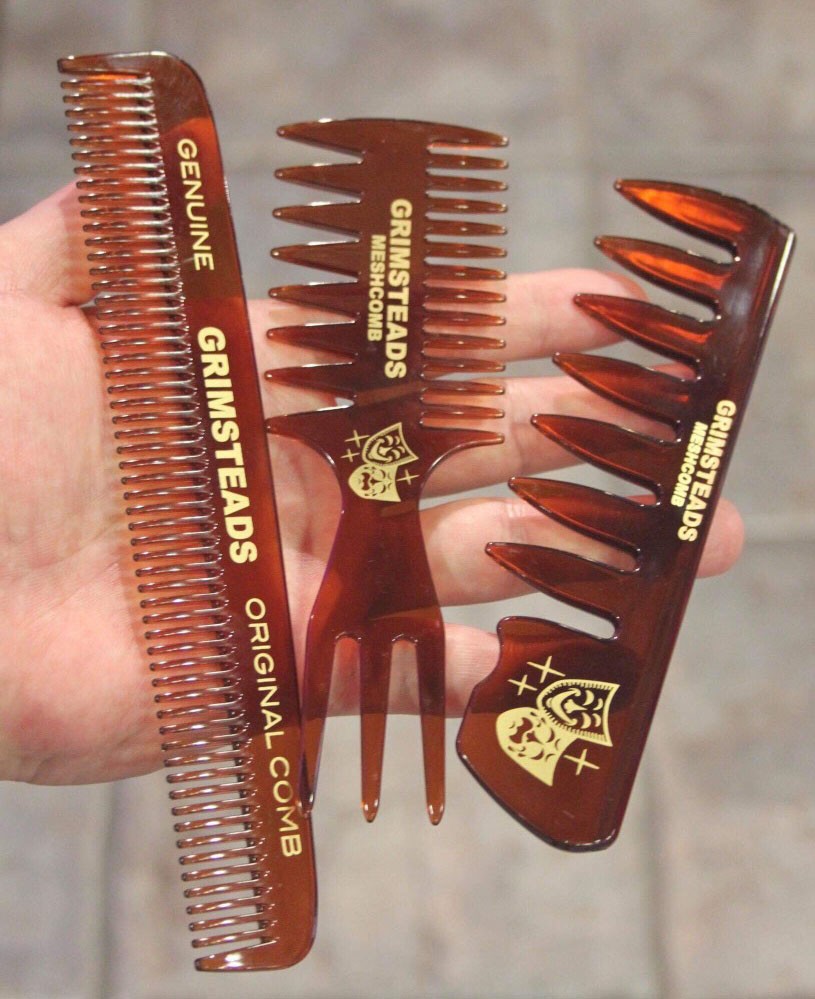 人気商品】バーバー 美容室 理容室 (101) BARBER コーム メッシュ GRIMSTEADS TOKYO KNIGHT ROYAL（ツール  | Royal Knight Tokyo）