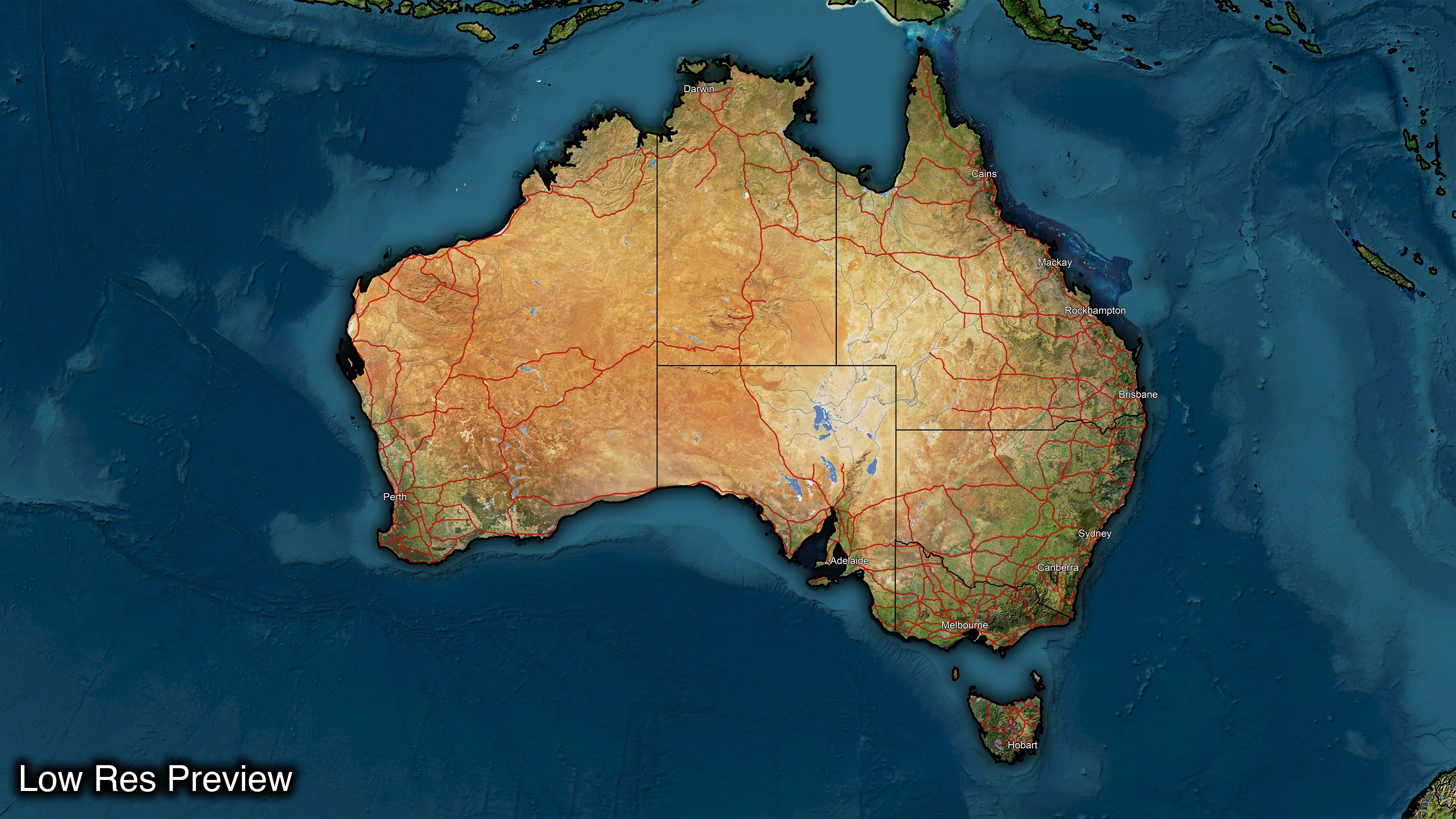 16k Digital Australia Map Trilogy Maps Australia Map 