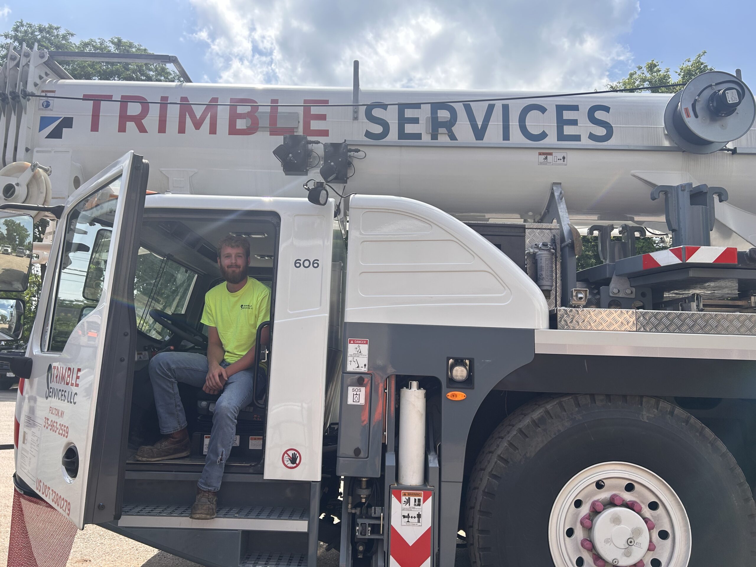 Wyatt Stanard- our new crane operator