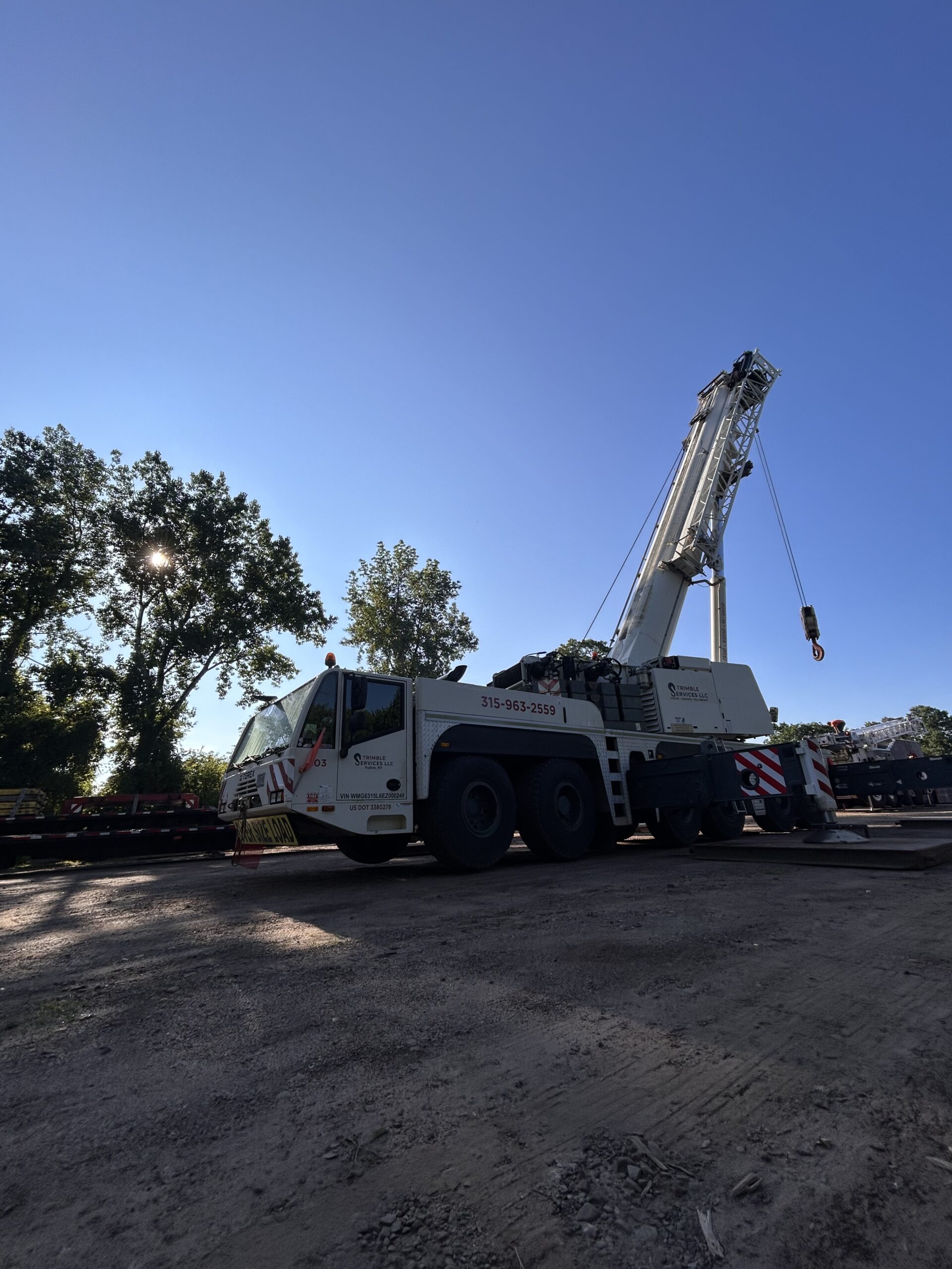 TEREX- DEMAG 250 doing Brewerton Bridge girder installation