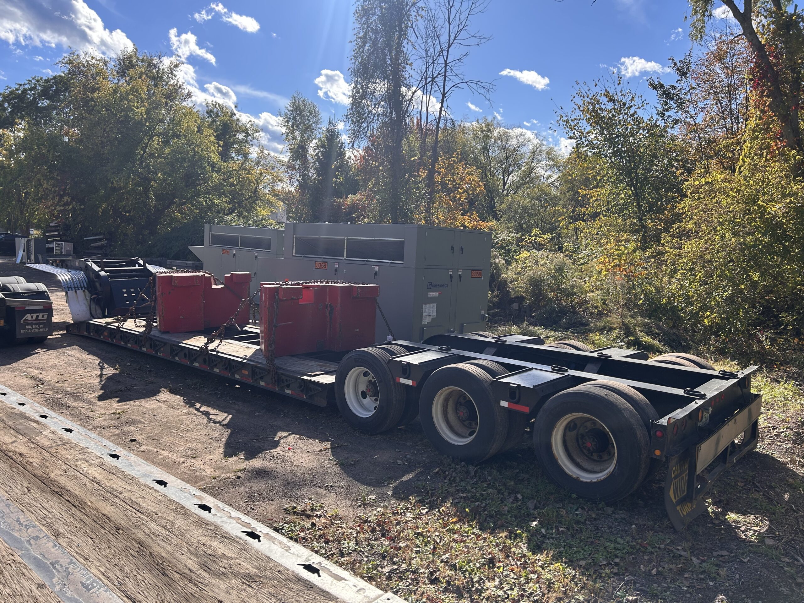 Lowboy hauling and transportation services
