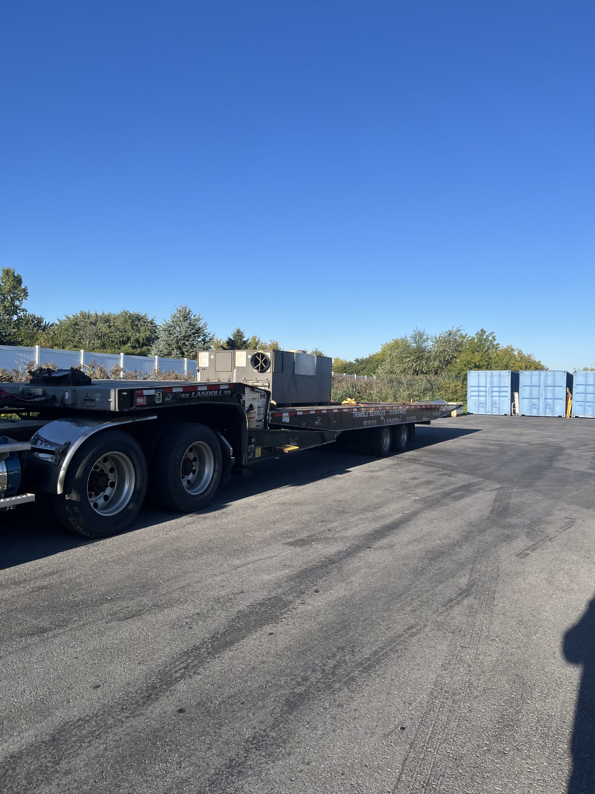 Replacement boilers transported to Aviagen for installation