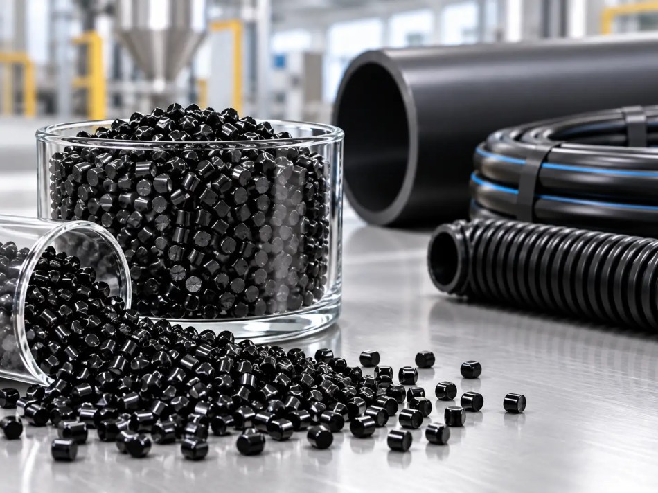 Black masterbatch pellets