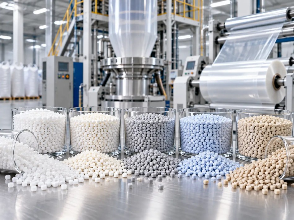 White masterbatch pellets