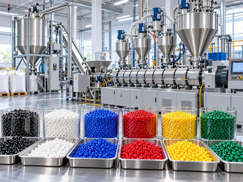 Additive masterbatch pellets for polymer applications