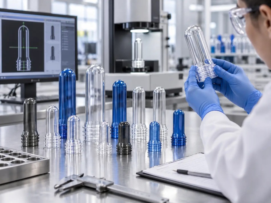 PET preform quality and dimensional inspection