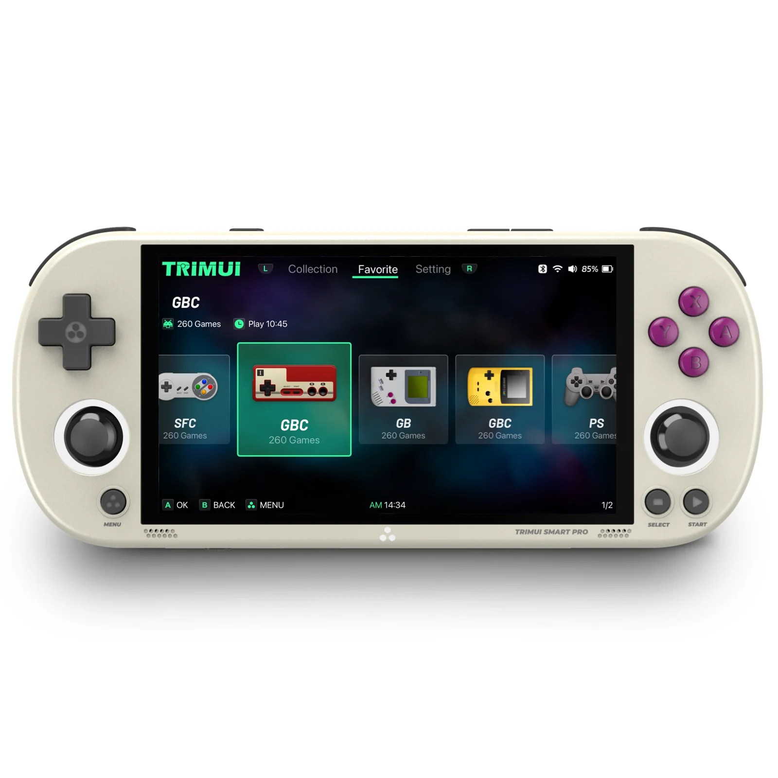 TRIMUI Smart Pro Handheld Game Console Grey