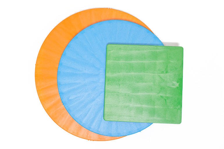 Plastic Bats MultiColored Speedball Trinity Ceramic