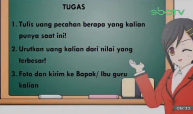 Soal dan Jawaban SBO TV 10 September SD Kelas 2