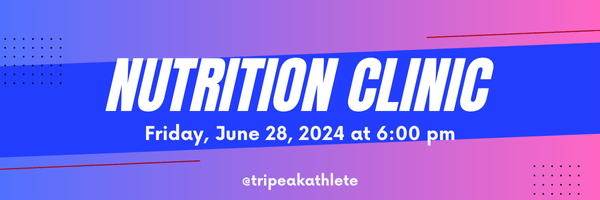 Optimizing Fuel for Triathletes: Join the Endurance Nutrition Clinic