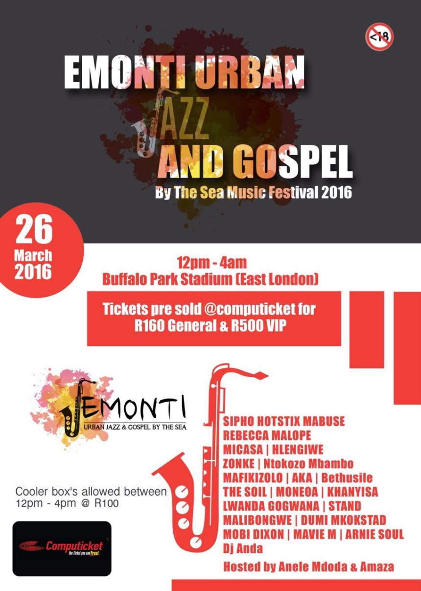 Emonti Urban Jazz and Gospel 26 March 2016